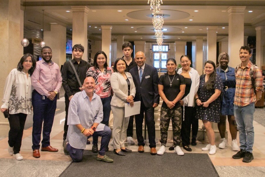 TSOM students at One King West Hotel and Residence in Toronto